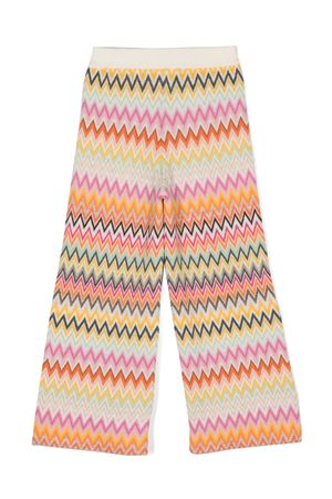 pantalone in lana multicolor MISSONI KIDS | MV6B10W0028999